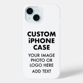 Aangepaste gepersonaliseerde iPHONE 15 BARELY THER Case