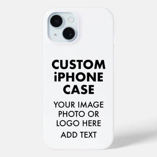 Aangepaste gepersonaliseerde iPHONE 15 BARELY THER Case-Mate iPhone Case (Achterkant)