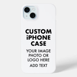 Aangepaste gepersonaliseerde iPHONE 15 PLUS BARELY Mini Hoesje