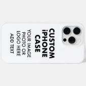 Aangepaste gepersonaliseerde iPHONE 15 PRO MAX BAR Case-Mate iPhone Case (Achterkant (horizontaal))