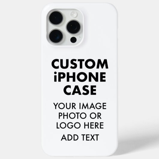 Aangepaste gepersonaliseerde iPHONE 15 PRO MAX NAU Case-Mate iPhone Case (Achterkant)