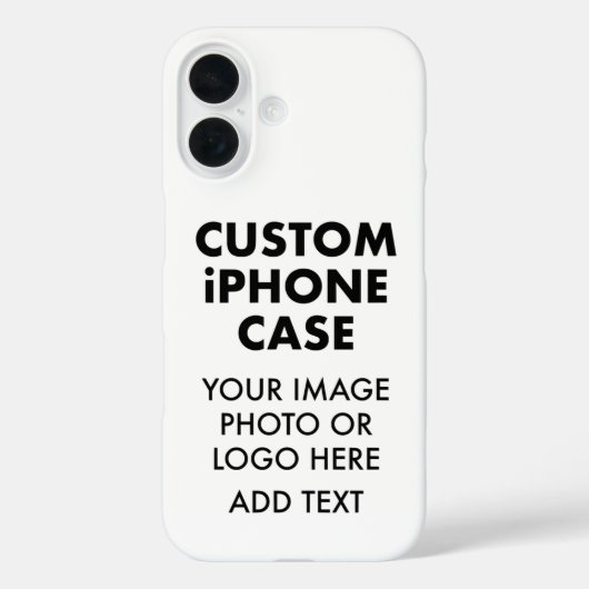 Aangepaste Gepersonaliseerde iPHONE 16 NAUWELIJKS  Case-Mate iPhone Case (Achterkant)