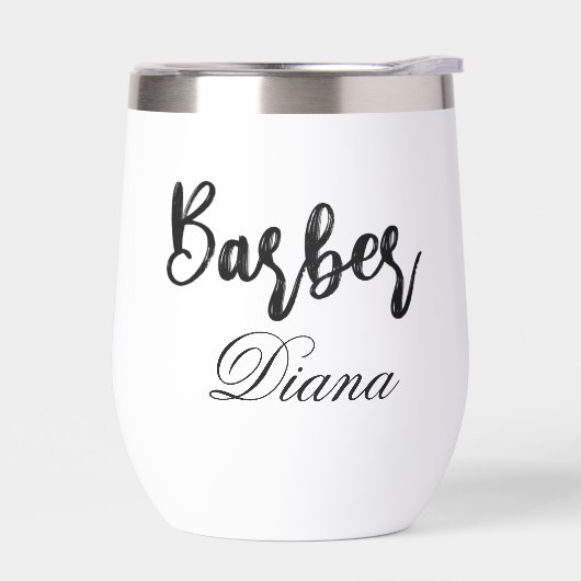 Aangepaste Gepersonaliseerde Jouw naam Barber (Links)