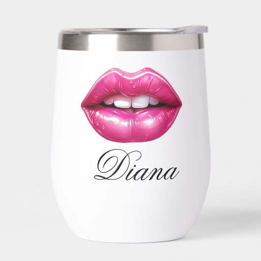 Aangepaste gepersonaliseerde Jouw naam Lips (Links)