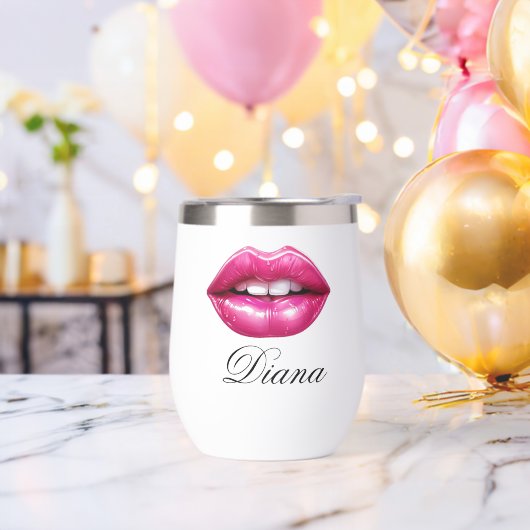 Aangepaste gepersonaliseerde Jouw naam Lips (Vrijgezellenfeest)