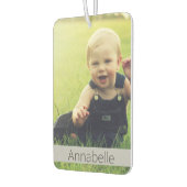 Aangepaste Gepersonaliseerde Jouw tekst Foto Auto Luchtverfrisser (Links)