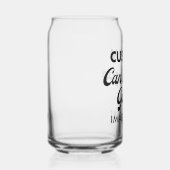 Aangepaste gepersonaliseerde kan vorm glas 16oz (Rechts)