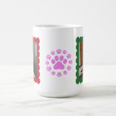 Aangepaste Gepersonaliseerde Kattenfoto - 2 Foto Magische Mok (Midden)