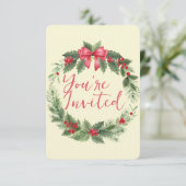 Aangepaste gepersonaliseerde kerst kaart (Staand voorkant)