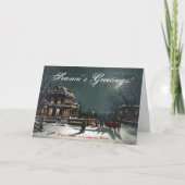 Aangepaste Gepersonaliseerde Kerst Kaart Printing (Voorkant)