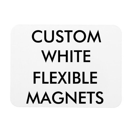 Aangepaste gepersonaliseerde kleine flexibele koel magneet (Horizontaal)