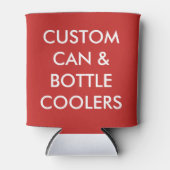 Aangepaste gepersonaliseerde Koelbox blanco Sjablo Blikjeskoeler (Voorkant)