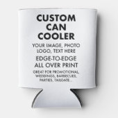 Aangepaste Gepersonaliseerde Koelbox Sleeve 12 oz. Blikjeskoeler (Voorkant)