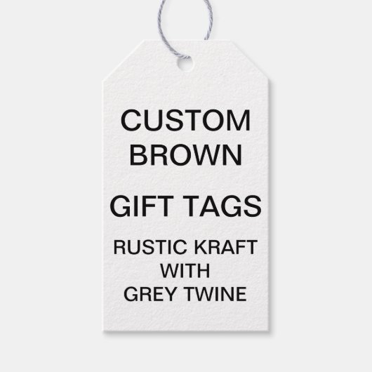 Aangepaste gepersonaliseerde kraft cadeau Labels & Cadeaulabel (Voorkant)