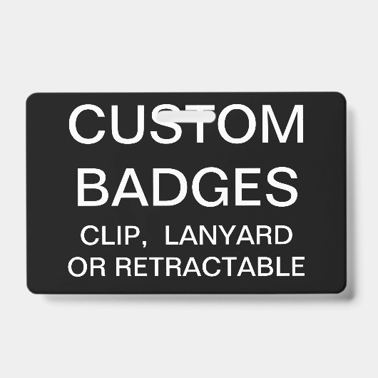Aangepaste gepersonaliseerde LANYARD BADGE sjabloo (Voorzijde)