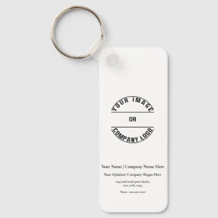 Aangepaste gepersonaliseerde lege sjabloon 1,25" x sleutelhanger
