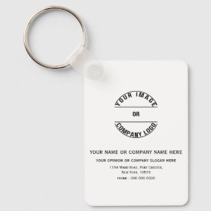 Aangepaste gepersonaliseerde lege sjabloon 1,6" x sleutelhanger