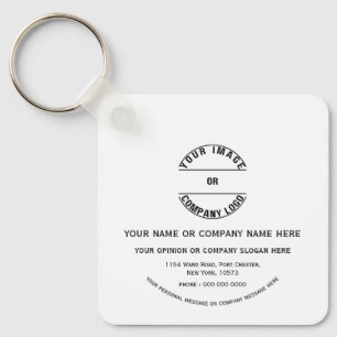 Aangepaste gepersonaliseerde lege sjabloon 2.25” sleutelhanger