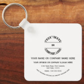 Aangepaste gepersonaliseerde lege sjabloon 2.25” sleutelhanger (Voorkant)