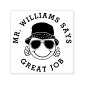 Aangepaste gepersonaliseerde leraar cadeau  zelfinktende stempel (Design)