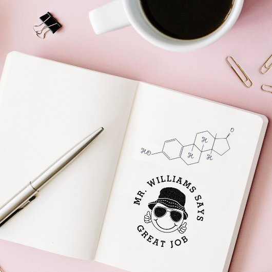 Aangepaste gepersonaliseerde leraar cadeau  zelfinktende stempel