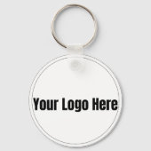 Aangepaste gepersonaliseerde logo-sleutelhanger sleutelhanger (Voorkant)
