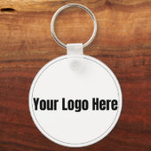 Aangepaste gepersonaliseerde logo-sleutelhanger sleutelhanger (Voorkant)