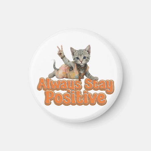 Aangepaste Gepersonaliseerde Luiaard Vrede Hippie Magneet (Voorkant)