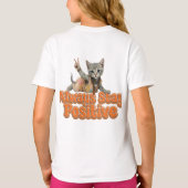 Aangepaste Gepersonaliseerde Luiaard Vrede Hippie T-shirt (Achterkant)