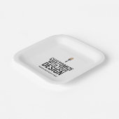 Aangepaste gepersonaliseerde merknaam Bedrijf  Papieren Bordje (Gebogen)