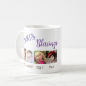 Aangepaste gepersonaliseerde Mimi's Zegeningen Fot Koffiemok (Voorkant links)