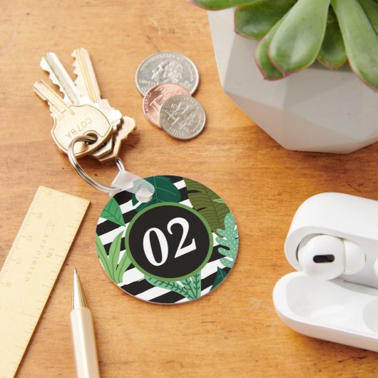 Aangepaste gepersonaliseerde Moderne Minimale Sleu Sleutelhanger (Bureau)