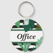 Aangepaste gepersonaliseerde Moderne Minimale Sleu Sleutelhanger (Voorkant)