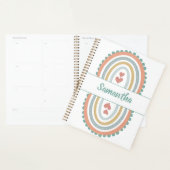 Aangepaste / gepersonaliseerde moderne regenboogpl planner (Display)