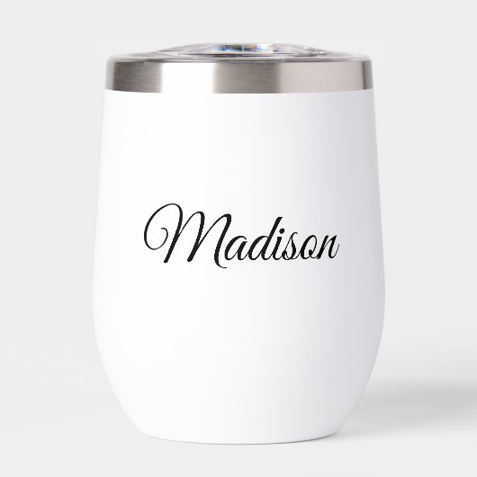 Aangepaste gepersonaliseerde moderne trendy script (Voorkant)