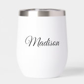 Aangepaste gepersonaliseerde moderne trendy script (Achterkant)