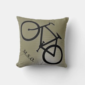 aangepaste gepersonaliseerde Monogram Beginletters Kussen
