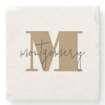 Aangepaste gepersonaliseerde Monogram Initiaal naa