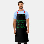 Aangepaste gepersonaliseerde naam "Dat is wat ik d Schort (Gedragen)