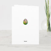 Aangepaste gepersonaliseerde naam EASTER Groeten Kaart (Achterkant)