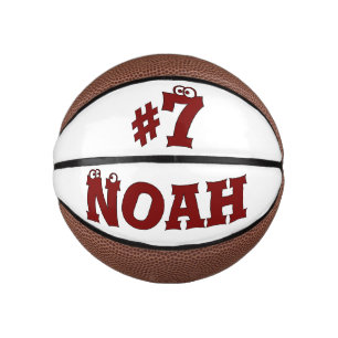 Aangepaste Gepersonaliseerde Naam En Nummer Basketbal