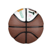 Aangepaste Gepersonaliseerde Naam En Tekst Basketbal (Rechts)
