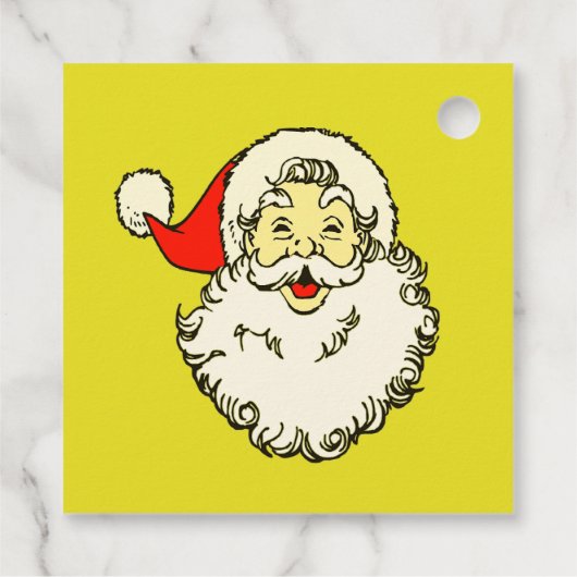 Aangepaste Gepersonaliseerde Naam Geel Sinterklaas Bedankjes Labels (Achterkant)