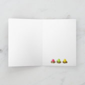 Aangepaste gepersonaliseerde naam HAPPY PASEN Groe Kaart (Binnen)