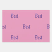 Aangepaste gepersonaliseerde naam inpakpapier set (Voorkant 2)