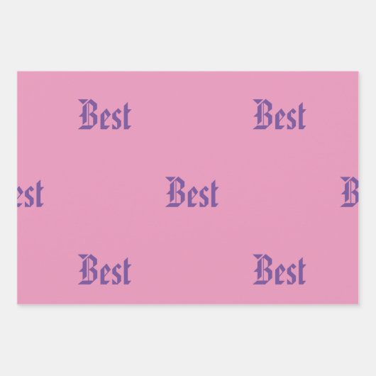 Aangepaste gepersonaliseerde naam inpakpapier set (Voorkant 2)