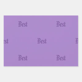 Aangepaste gepersonaliseerde naam inpakpapier set