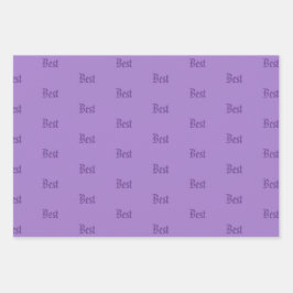 Aangepaste gepersonaliseerde naam inpakpapier set