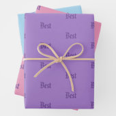 Aangepaste gepersonaliseerde naam inpakpapier set vel (In situ)