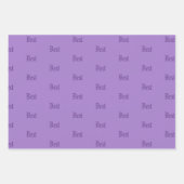 Aangepaste gepersonaliseerde naam inpakpapier set vel (Voorkant)